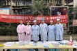 牙周黏膜病科走进“城市之心”小区开展义诊活动
