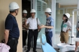 医院领导一行到新院（一期）建设工地视察