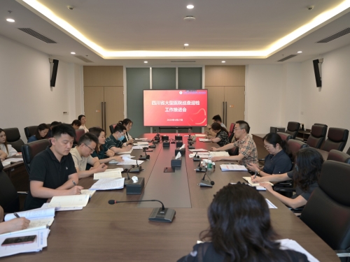我院召开大型医院2025年四川省大型医院巡查迎检工作推进会