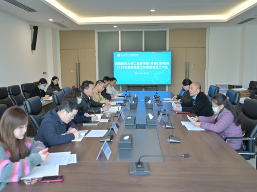 医院召开2025年基层党建工作督查检查工作会