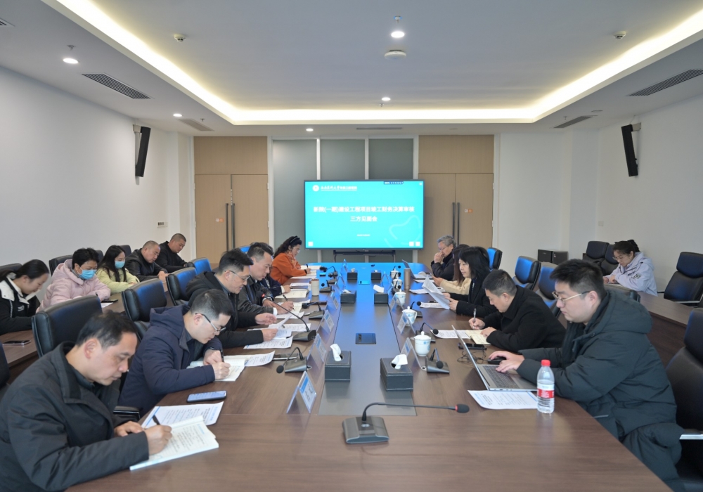 四川省卫生健康委项目管理中心来院 指导开展新院（一期）工程 财务决算审核工作